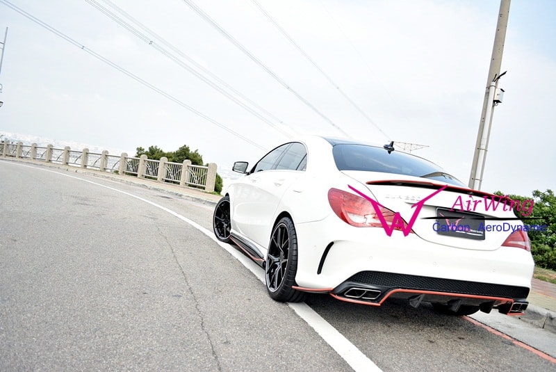 Benz W117 CLA45-CLA250 revo carbon rear diffuser 05